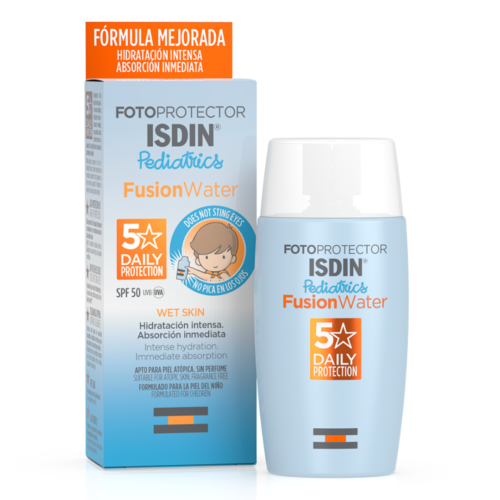 ISDIN Fotoprotector Pediatrics Fusion Water Spf50+ 50ml | Pharmafirst.ma